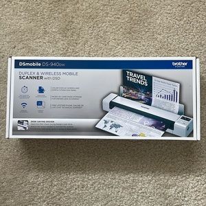 Brother - DS-940DW Compact Wireless Duplex Mobile Document Scanner